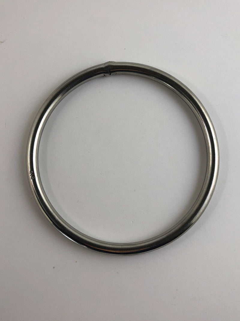 [AUSTRALIA] - Stainless Steel 316 Round Ring Welded 6mm x 80mm (1/4" x 3 3/16") Marine Grade 