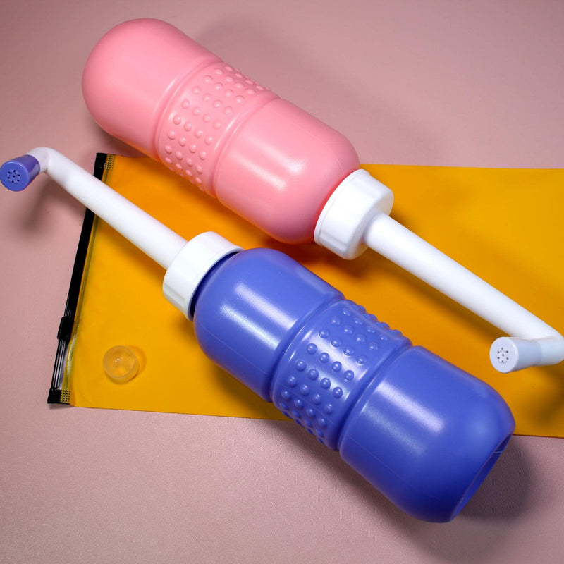 2PCS Perineal Bottle for Postpartum Care - Portable Bidet with Angled Spout for Post Partum Pain Relief. Postpartum Essentials with Storage Bag - BeesActive Australia