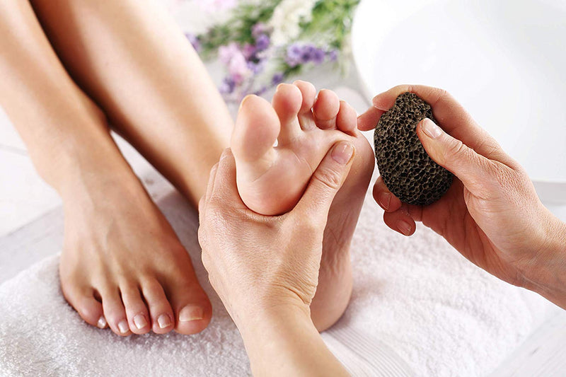 Natural Earth Lava Pumice Stone for Foot Callus by Bomayday Naturals, Premium Callus Remover for Feet and Hands, Pedicure Tools, Exfoliation to Remove Dead Skin, Natural Foot File - BeesActive Australia