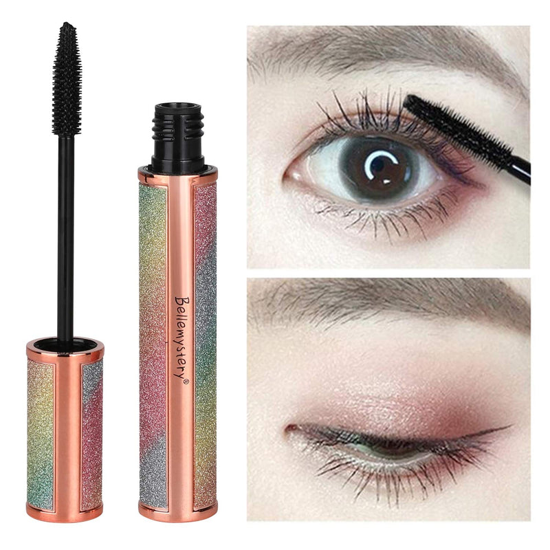 WANBY 2PCS Fiber Lash Mascara Natural Waterproof Smudge-proof 4D Silk Mascara Natural Thickening Lengthening Mascara No Clumping No Smudging Lasting All Day & Easy to Remove - BeesActive Australia