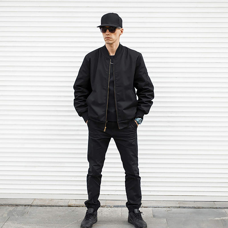 Mechaly Snapback Cap Hat Flatbrim Adjustable Black - BeesActive Australia