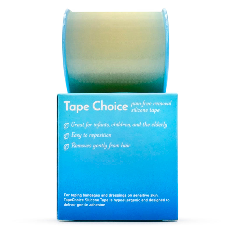 TapeChoice Clear Hypoallergenic Silicone Tape 2 Inch Wide (5.0ydx2.0in) - BeesActive Australia