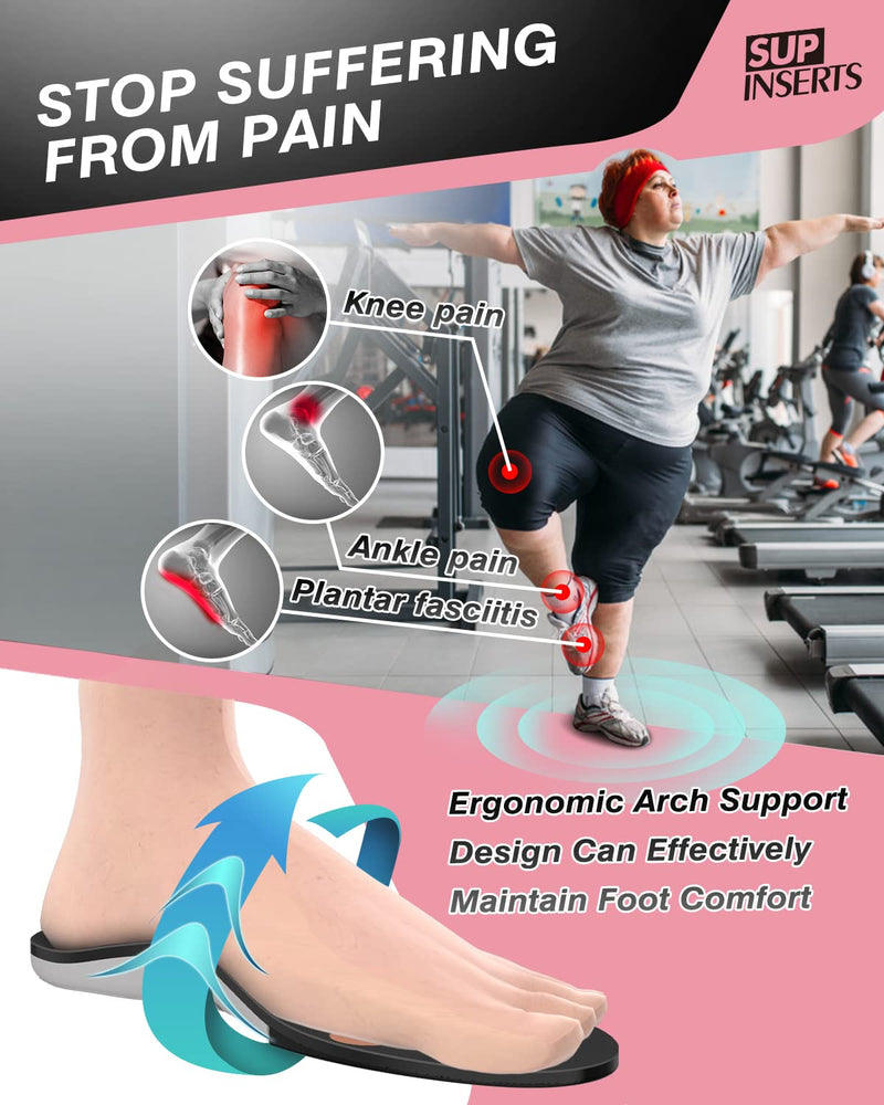 Orthotic Insoles,Plantar Fasciitis Insoles for Walking with Memory Foam,Gel Insoles Mens Work Boots Cushioned Insoles,Flat Feet Insoles for Plantar Fasciitis,Knee Pain,Orthopedic Insoles,L L:Men10-11.5/Women10.5-12 - BeesActive Australia