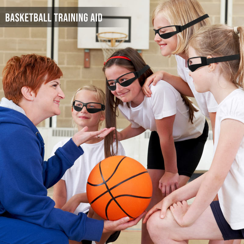 12 Pack Basketball Dribbling Goggles Basketball Training Glasses Aid for Team Training Aid Sports Equipment Safety Specs for Adult Teenagers Youth, 8.5 x 2 Inch - BeesActive Australia