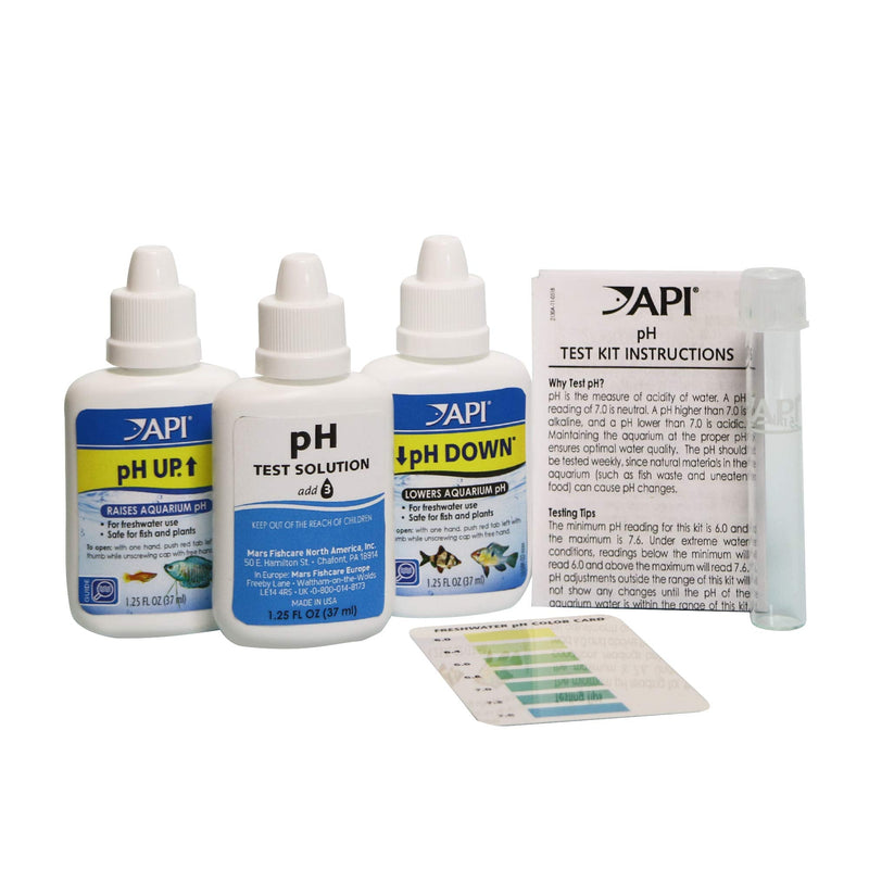 API pH TEST & ADJUSTER KIT 250-Test Freshwater Aquarium Water pH Test and Adjuster Kit (29A) - BeesActive Australia