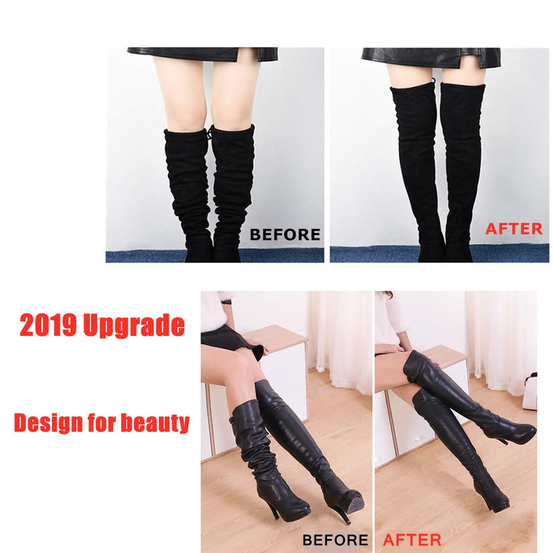 [AUSTRALIA] - Knee Boots Straps Anti-Slip Fixed belt | Anti-Drop Down Prevent Loose No Fall Off | with 20 pcs Tape Stickers[1 pair] 11.8-17.7 inch 