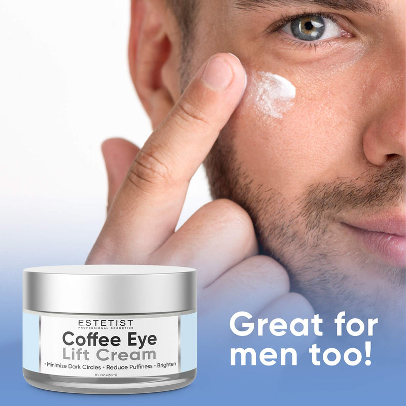 Caffeine Infused Coffee Eye Lift Cream - Reduces Puffiness, Brightens Dark Circles, & Firms Under Eye Bags - Anti Aging, Wrinkle Fighting Skin Treatment eyes - BeesActive Australia