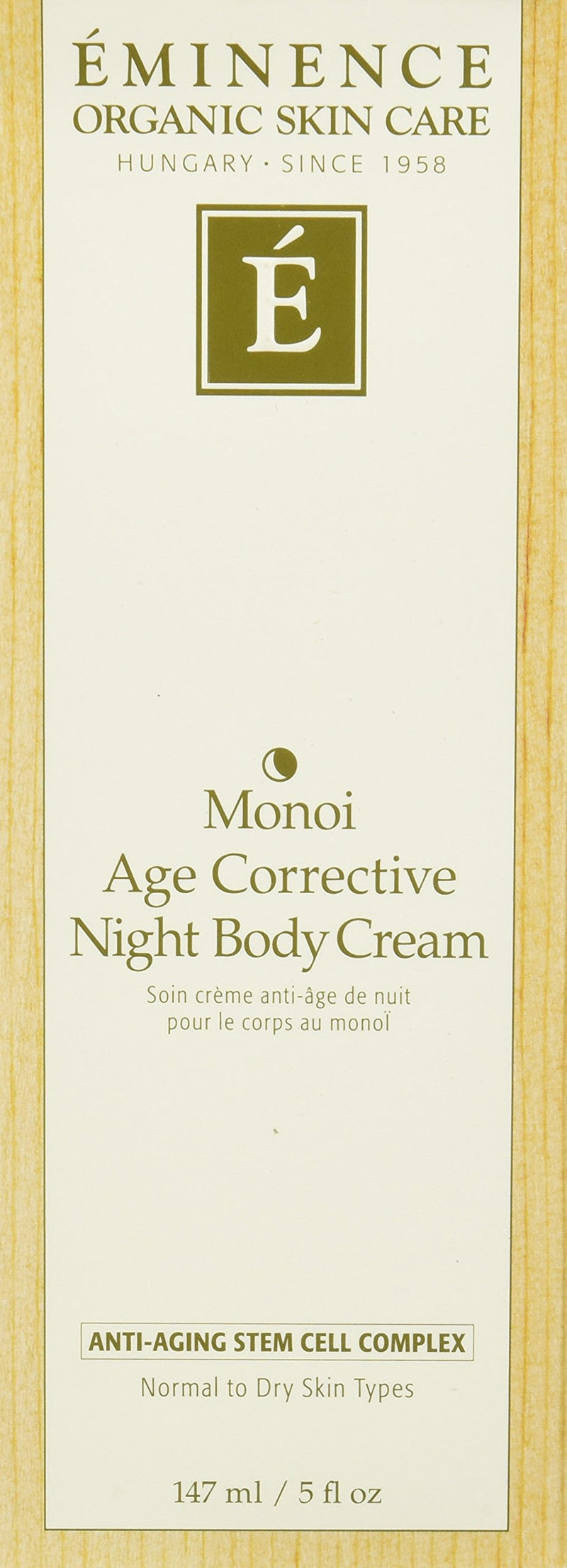 Eminence Monoi Age Corrective Night Body Cream, 5 Ounce - BeesActive Australia