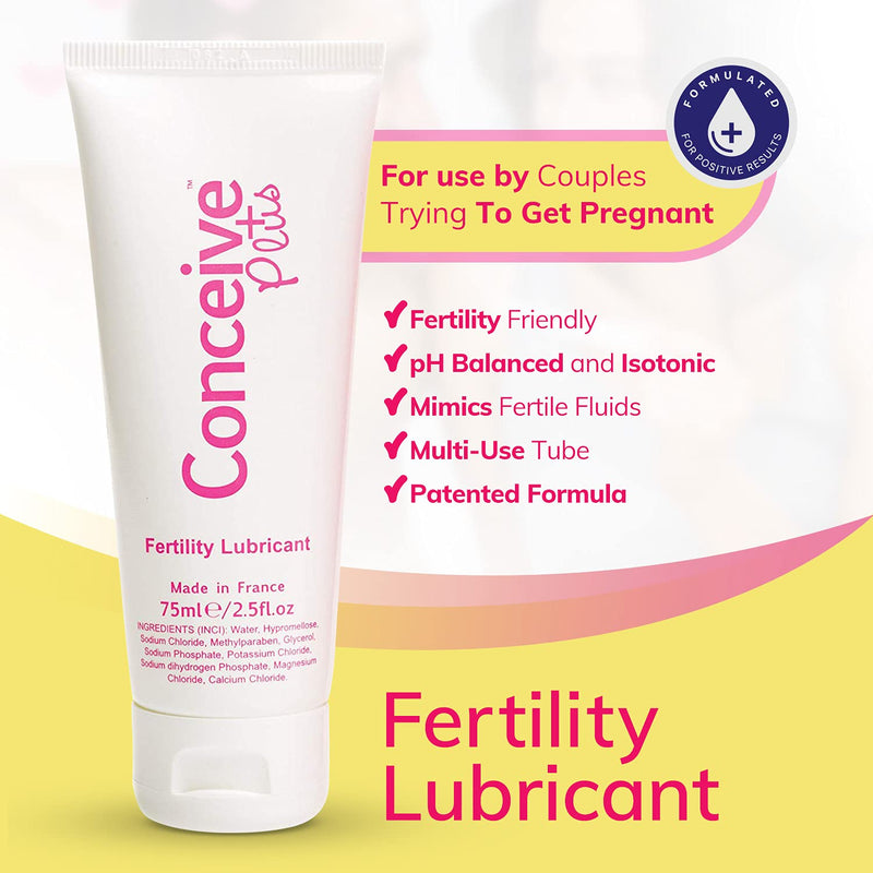 Conceive Plus Fertility Lubricant Gel, a lubricant sex gel for couples 75 ml with Calcium and Magnesium - BeesActive Australia