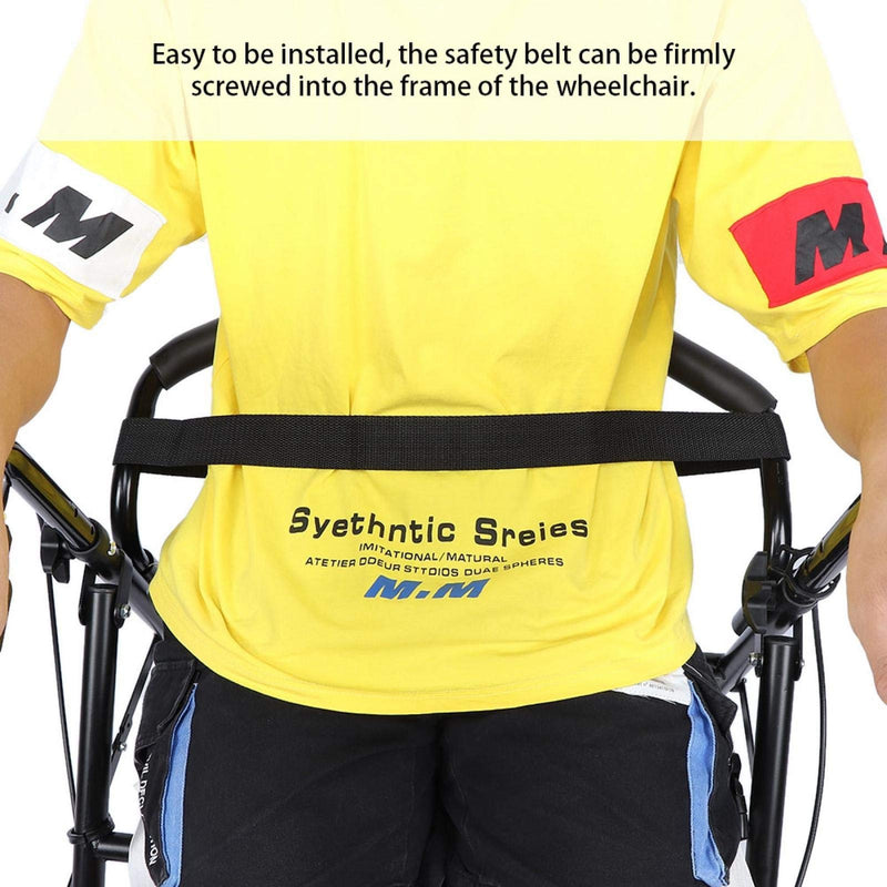 Wheelchair Lap Strap, 52in Long Adjustable Wheelchair Seat Belt Extender Safety Waist Leg Strap Chest Buckle for Mobility Scooter Wheelchair - BeesActive Australia