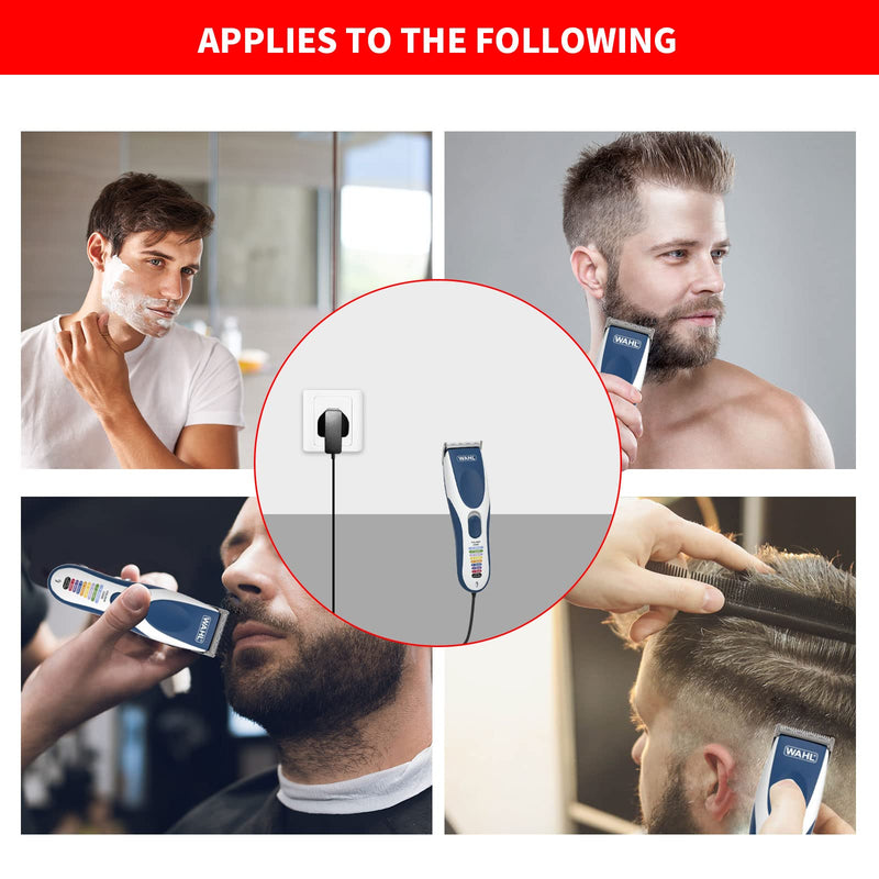 MEROM 3.5V Charger Cable Compatible with Wahl Colour Pro Cordless Clipper Home Hair Clippers Head Shaver Power Cord - BeesActive Australia