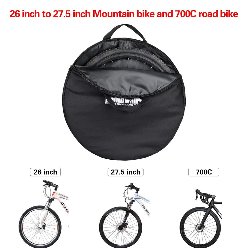 Rhinowalk Bike Wheel Bag Wheelset Carrying Bag 26 to 29 inch MTB Mountain Bike/700C Road Bike Wheel Travel Case 27.5inch - BeesActive Australia