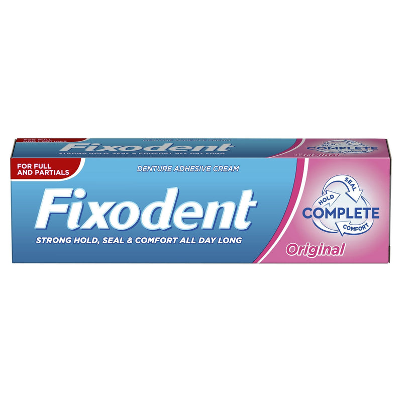 Fixodent Complete Original Denture Adhesive Cream, 47 g - Pack of 6 - BeesActive Australia