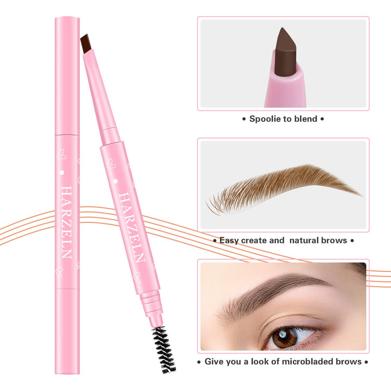 NIYET 1 Count Eyebrow Pencil, For Daily Brow Makeup, Long-Lasting Pencil Waterproof & Sweatproof Soft Brown - BeesActive Australia