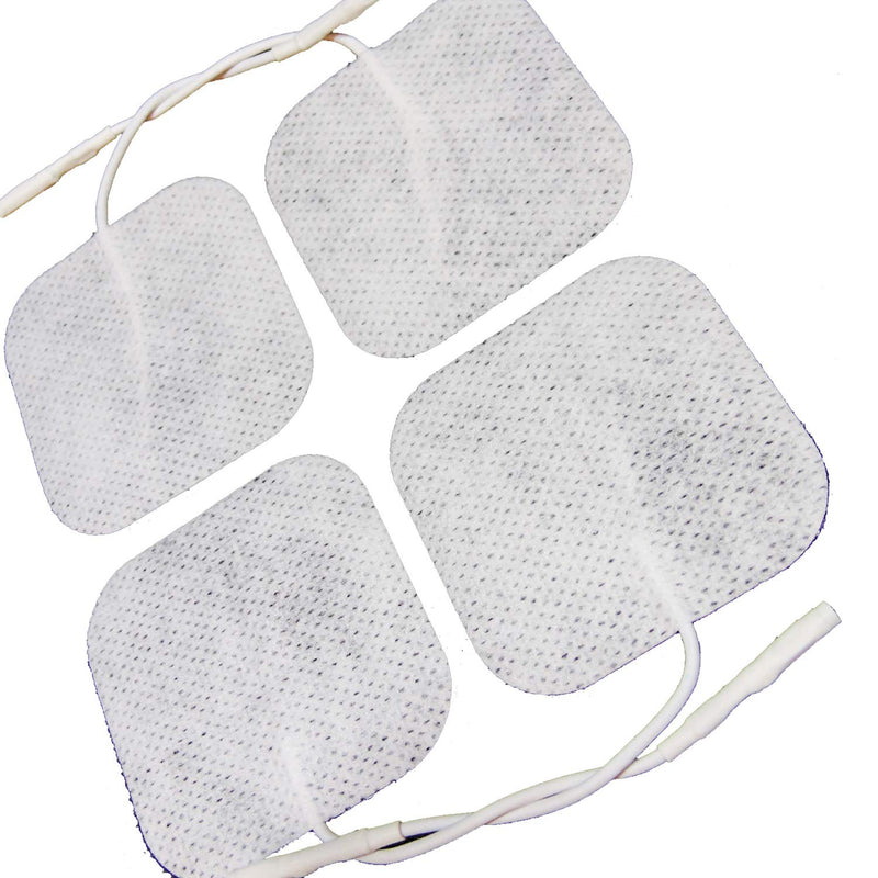 Healthcare World 8 Square Tens Electrodes White Pads for TPN Neurotrac Tenscare Flexi Libra TENS Machines - BeesActive Australia