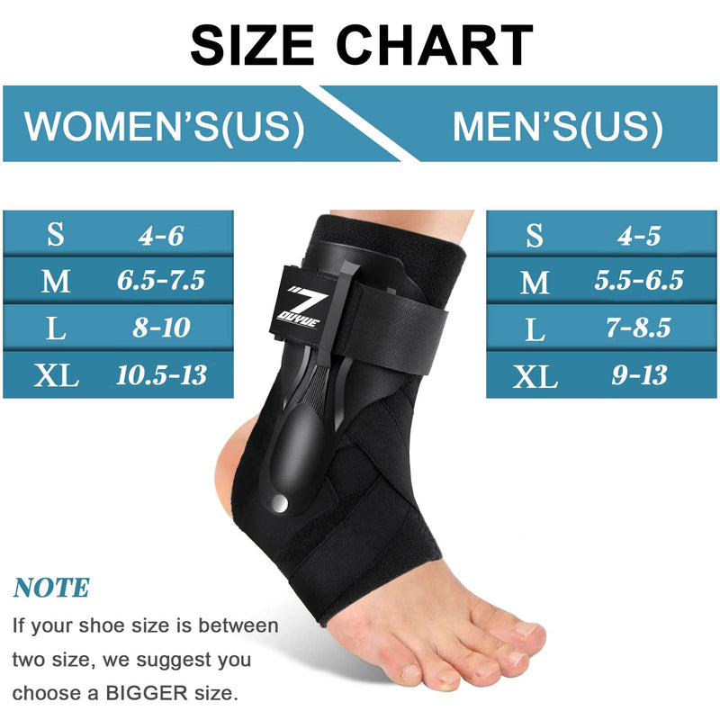 ZOUYUE Ankle Brace, Ankle Support Brace for Ankle Sprains, Ankle Braces for Men Women, Ankle Support Sprained Ankle Brace for Basketball Soccer Volleyball - L Large - BeesActive Australia