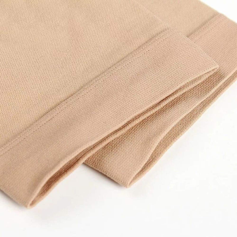 1 PCS Black/Skin Color Lower Leg Tattoo Cover Up Compression Sleeves Fat Burning Men Women (M, Skin) M - BeesActive Australia