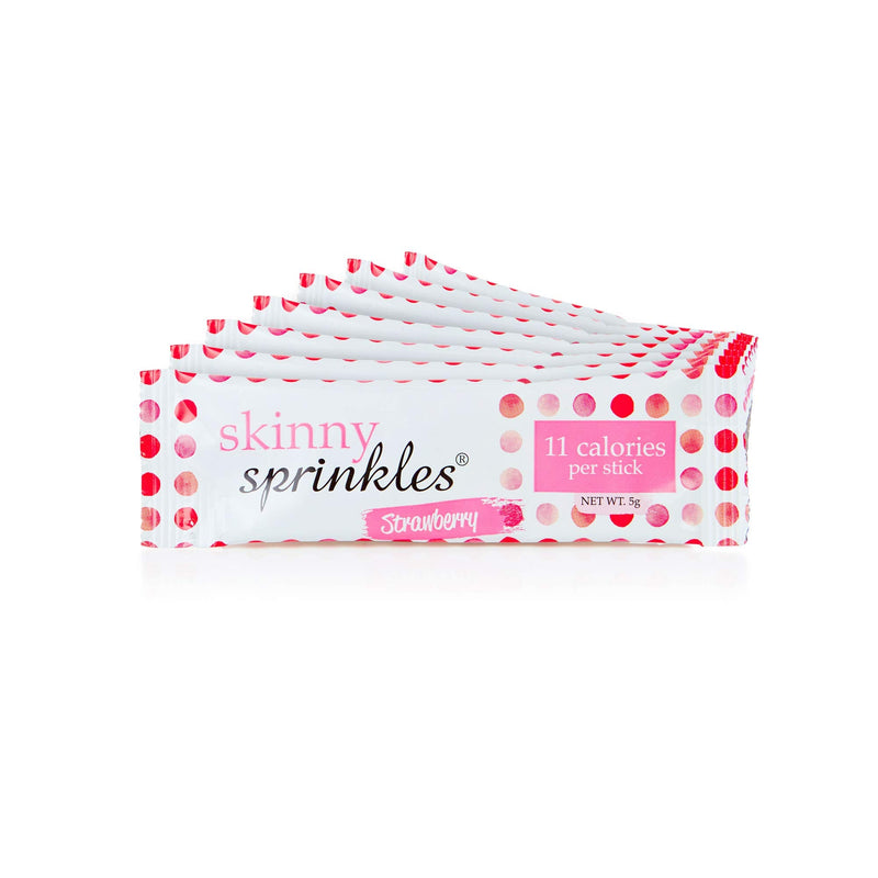 Skinny Sprinkles, 30 Servings - Weight Management Drink with Glucomannan - Vegan, Vegetarian Society Approved - Made in The UK - Strawberry - BeesActive Australia