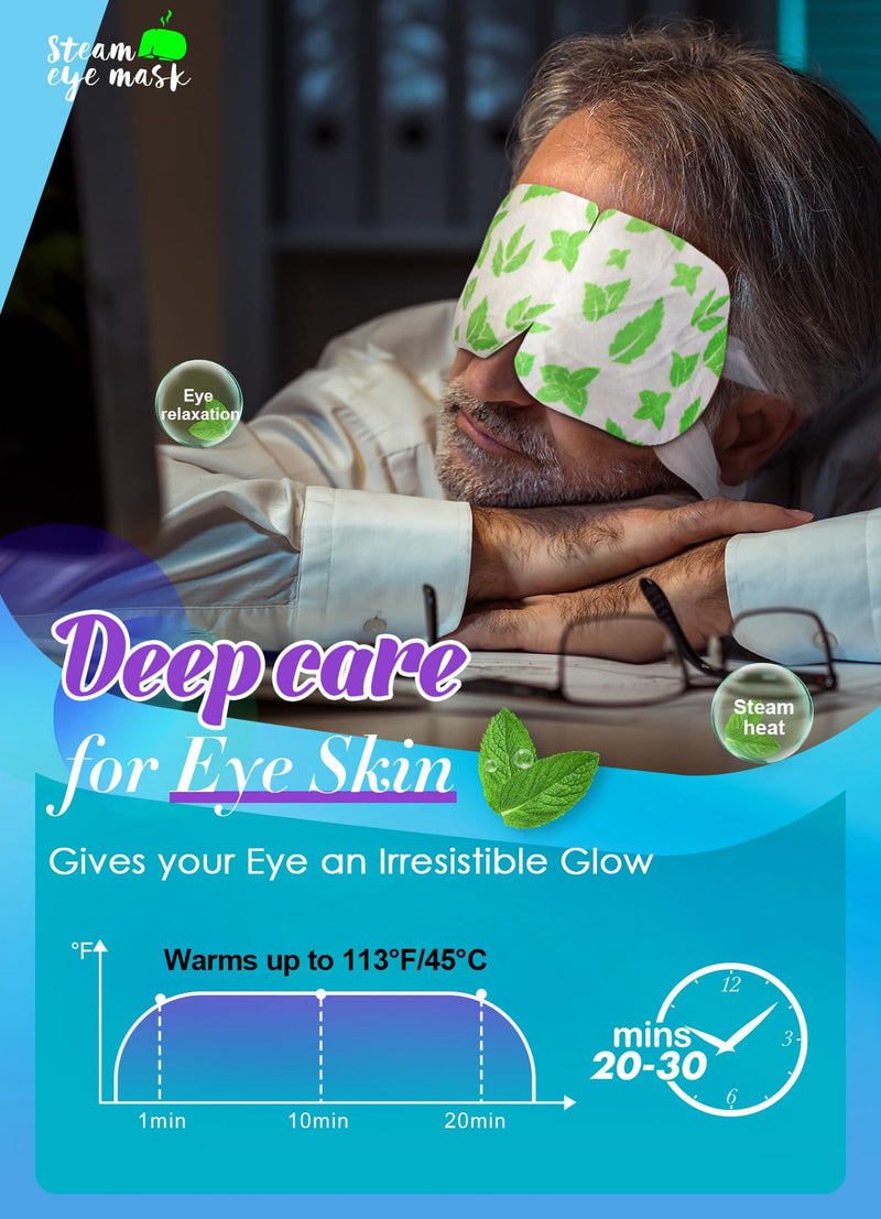 BeMyLady Heating Eye Mask Self Steam Eye Mask 20Pcs Mixed pack for Puffy Eyes,Dry Eyes,Blepharitis,Migraine,Fatigue Disposable Moist Hot Compress Eye Patch Great Gifts for Family and Friends Mixed bag - BeesActive Australia