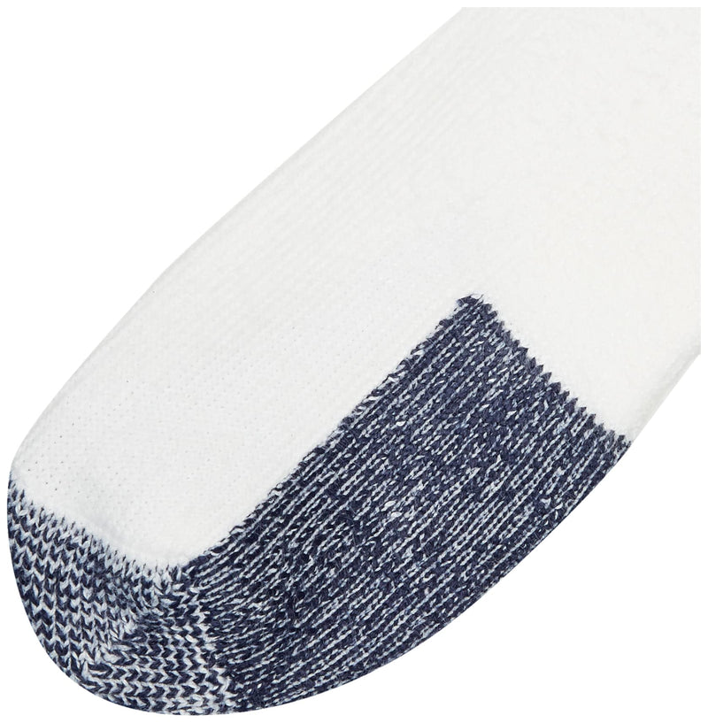 thorlos mens Jmx Maximum Cushion Ankle Running Socks Large White/Navy (1 Pair) - BeesActive Australia