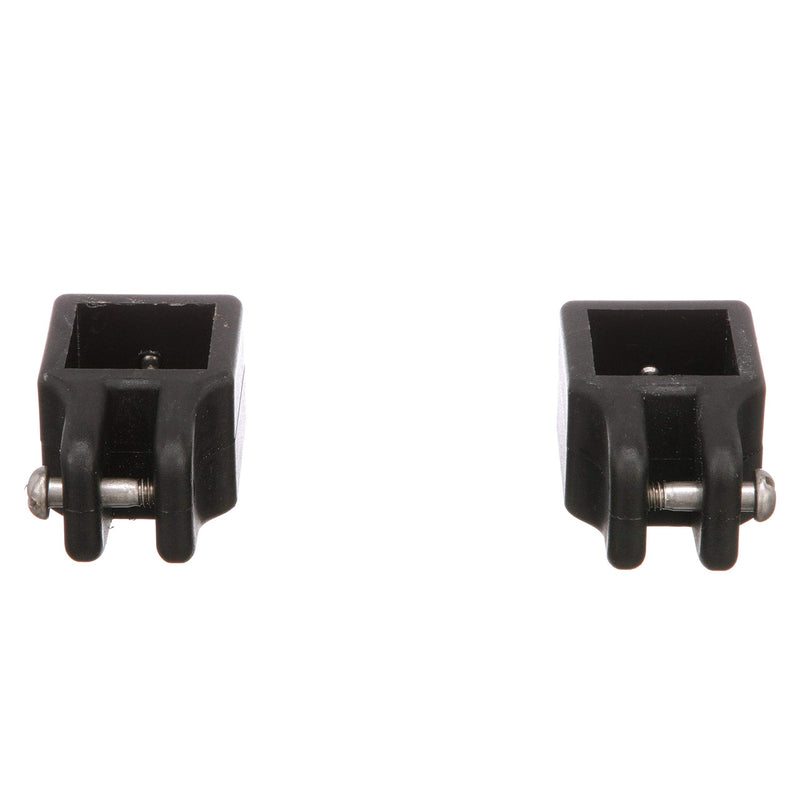 Seachoice 76361 Square Jaw Slides for 1 Inch Square Tube Bimini Tops – Rust-Free Nylon – Black – Pack of 2 - BeesActive Australia