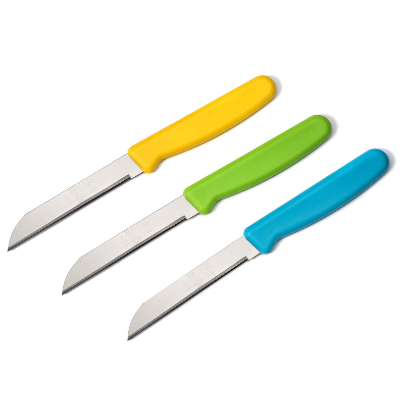 Alfi All-purpose Knives Aerospace Precision Pointed-tip - Made in USA (Classic Black, 12 pack) Classic Black - BeesActive Australia