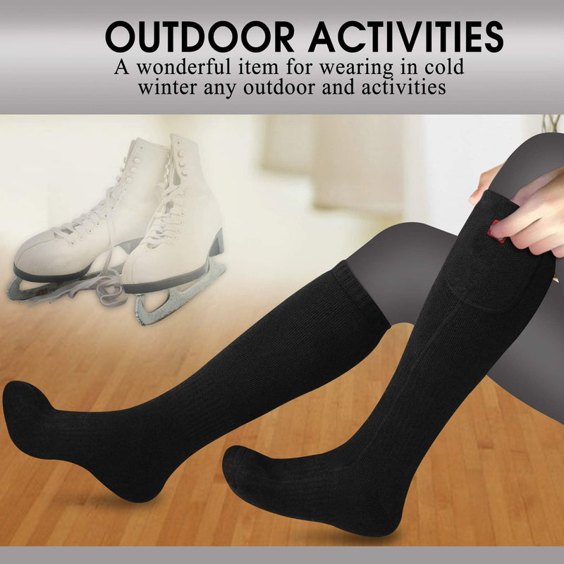 CODSOK Heated Socks for Men Women,Rechargeable Electric Heated Socks,Winter Foot Warmers are Suitable for Outdoor Work,Camping, Skiing,Cycling,Fishing,Hunting,Hiking Large - BeesActive Australia