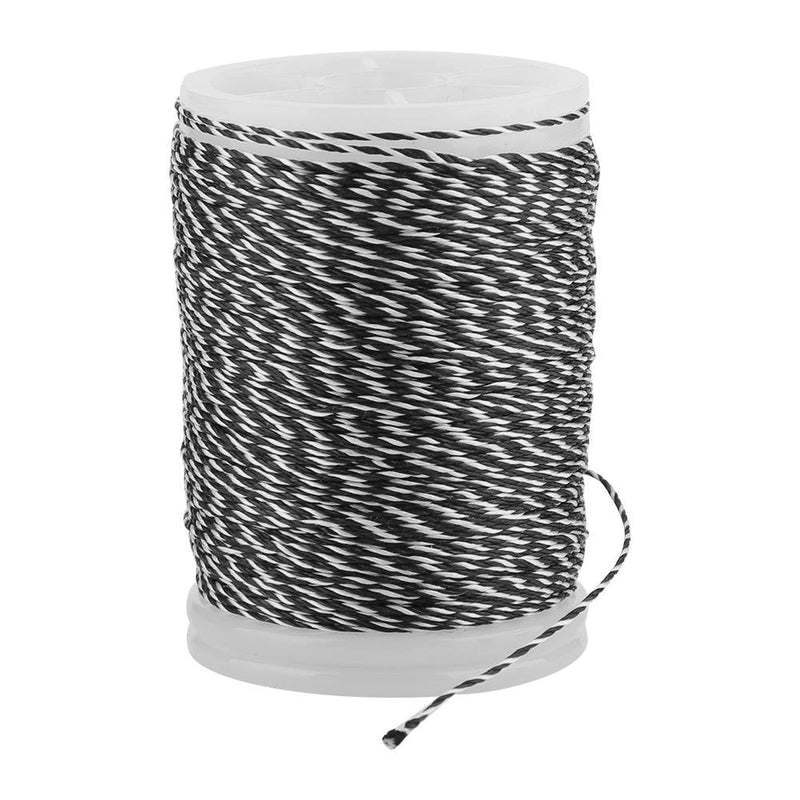 Archery Serving Thread 120m Durable Nylon String Serving Thread for Bowstring Archery Supplies black+white - BeesActive Australia