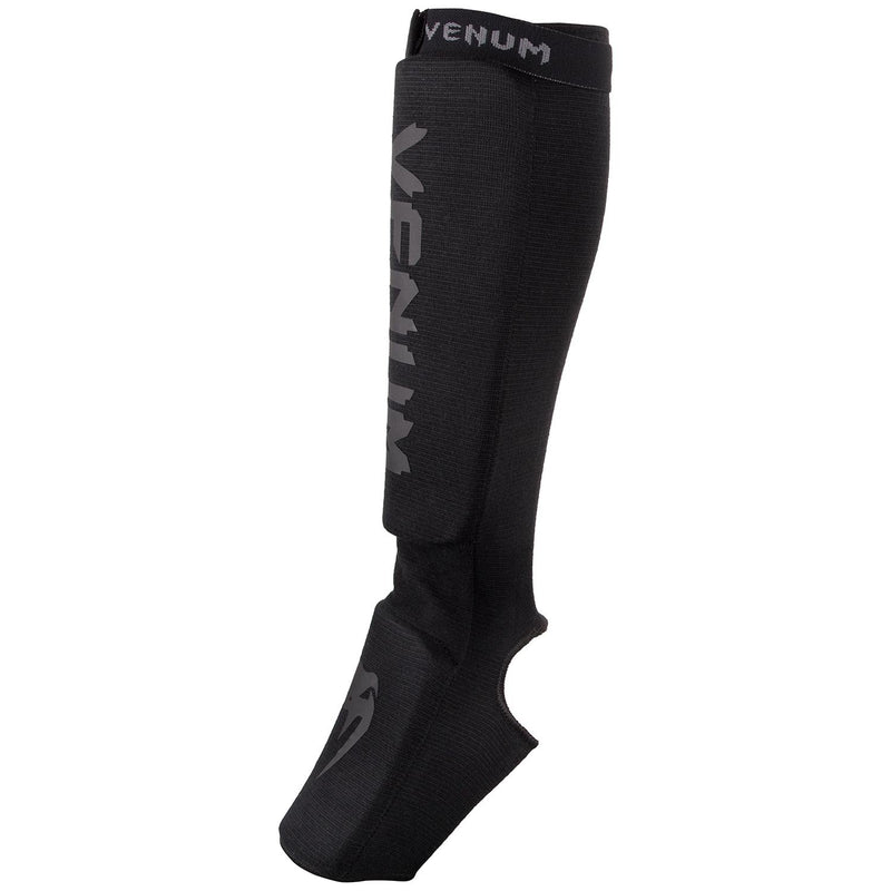 [AUSTRALIA] - Venum "Kontact" Shin and Instep Guards Black/Black 