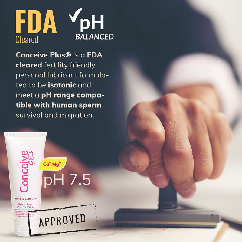 Conceive Plus Fertility Lubricant Gel, a lubricant sex gel for couples 75 ml with Calcium and Magnesium - BeesActive Australia