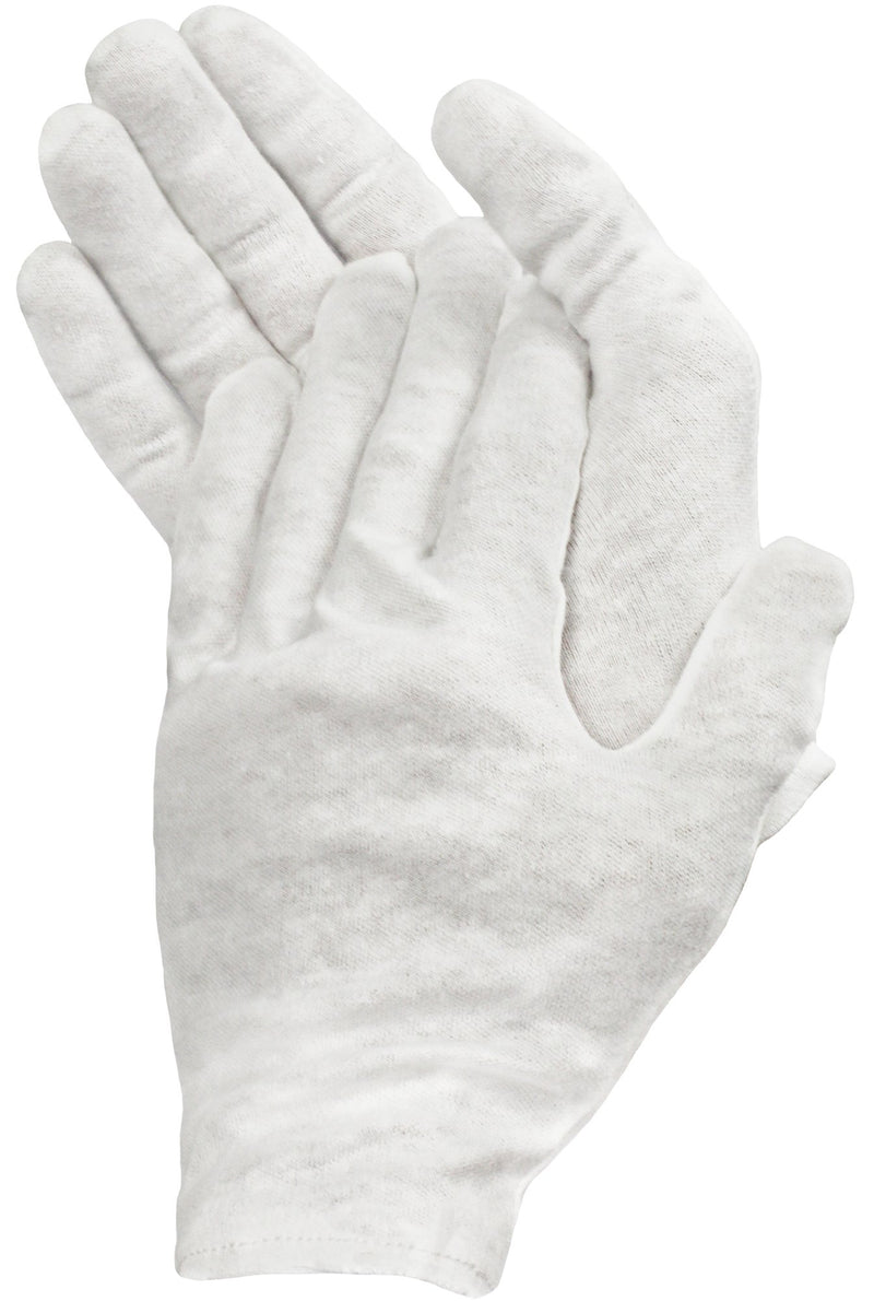 Eurow 100% Premium Cotton Cosmetic Moisturizing Natural Therapy Gloves for Dry Hands Healing and Beauty - White 2 Pairs - BeesActive Australia