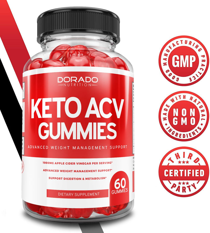 KETO ACV Gummies for Weight Management Support (1000mg Per Serving) - Apple Cider Vinegar Gummies - Promote Healthy Digestion & Metabolism - Delicious Apple Flavor - ACV AC Gummies - (60 Gummies) - BeesActive Australia