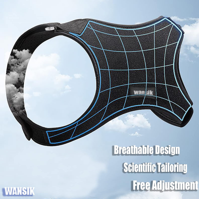 WANSIK Comfortable Adjustable Posture Corrector for Men and Women - Improve Your Posture, Reduce Back Pain, and Provide Clavicle Support (Universal) - BeesActive Australia