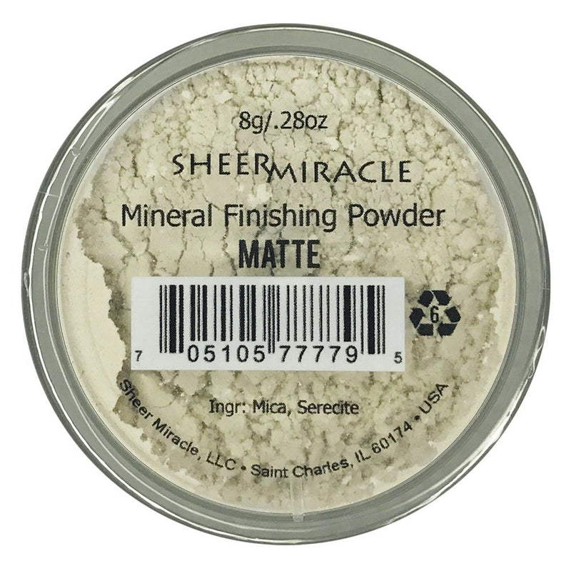 Sheer Miracle Mineral Finishing Powder Veil - Matte 8g | Absorbs Oil | Eliminates Shine | Preservative Free | Vegan | Cruelty Free - BeesActive Australia
