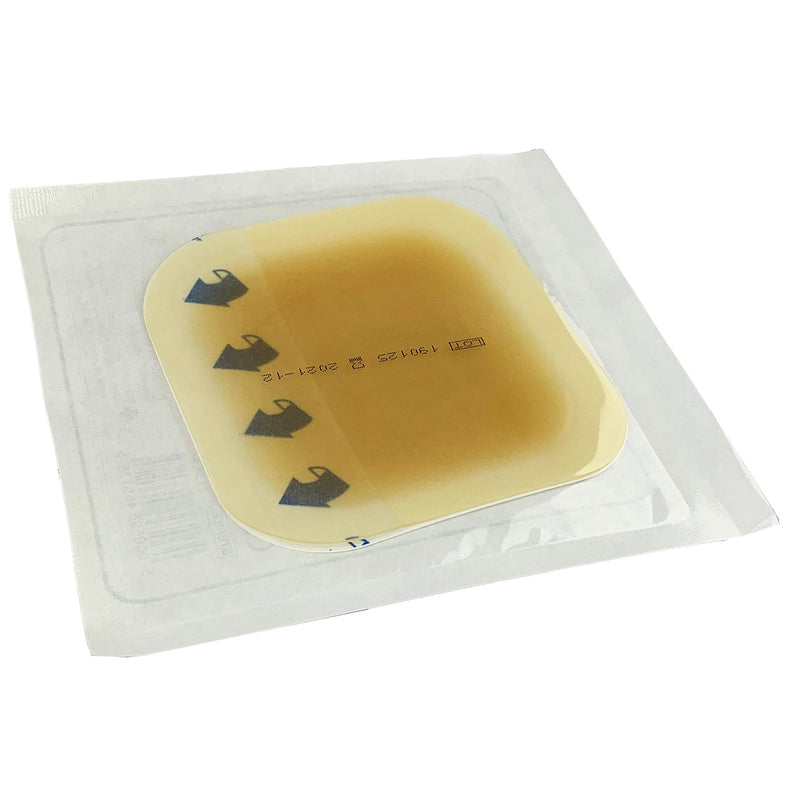 Pack of 10 Cutiderm Sterile Hydrocolloid Adhesive Wound Dressing 10cm x 10cm - Suitable for cuts, Scratches, grazes, Superficial and Partial Thickness Burns, Pressure sores, and venous Leg ulcers 10 cm x 10 cm (Pack of 10) - BeesActive Australia