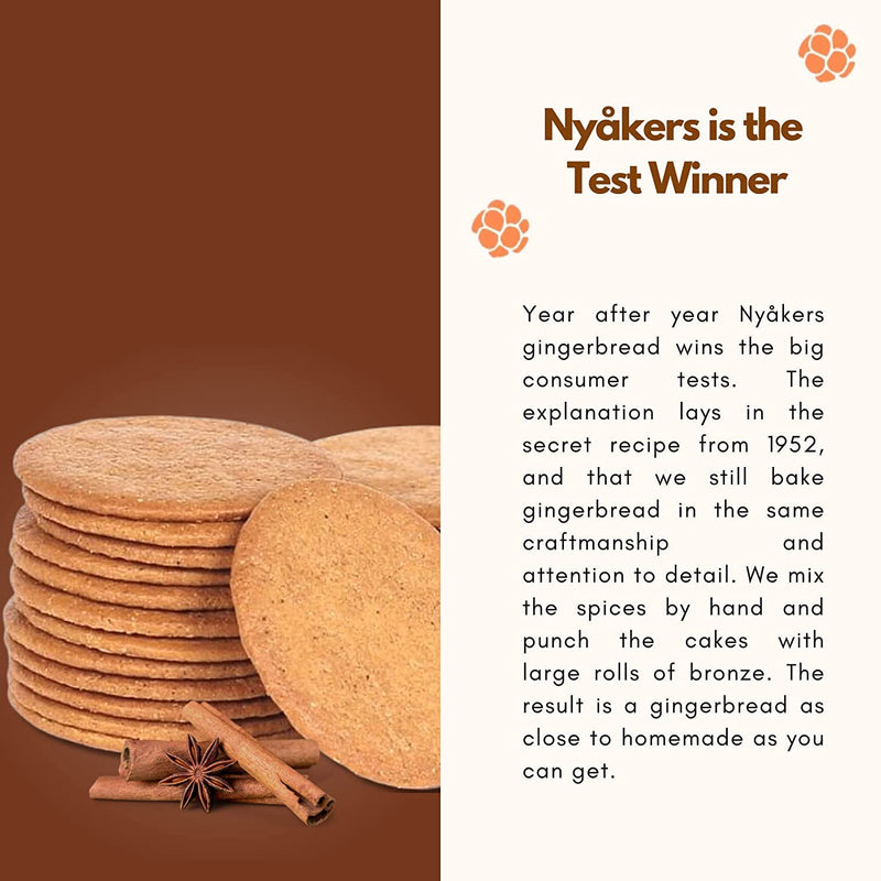 Nyakers Swedish Lemon Cookies - Original, Famous & Old Fashioned Lemon Gourmet Cookies Traditionally Baked in Sweden Since 1952 - Deliciously Sweet Cookies Gift Tub for Any Occasions (12.34 Oz) - BeesActive Australia