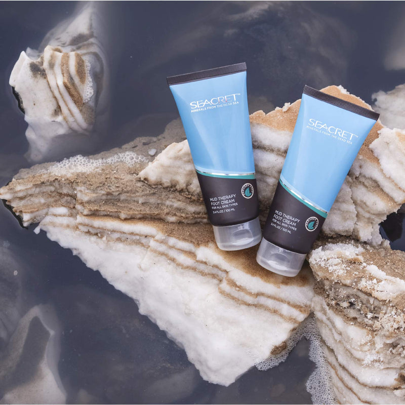 SEACRET Minerals From The Dead Sea, Mud Therapy Foot Cream 3.4 FL.OZ. - BeesActive Australia