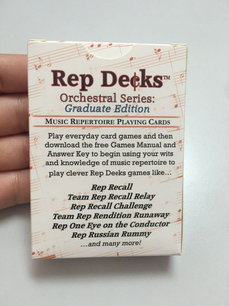 Rep Decks - Orchestral Series: Graduate Edition - BeesActive Australia