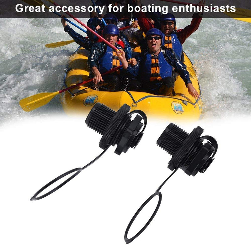 Inflatable Air Valve Replacement Screw Air Valve for Inflatable Rubber Dinghy Raft Pool Boat Fishing Boats 2pcs - BeesActive Australia