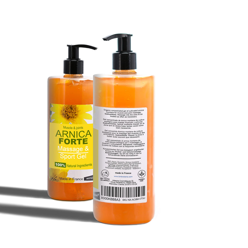 Strong Arnica Gel 90%. Arnica Forte Gel High Strength Muscle & Joint Massage Gel & Skin Moisurizer - 200 ml - BeesActive Australia