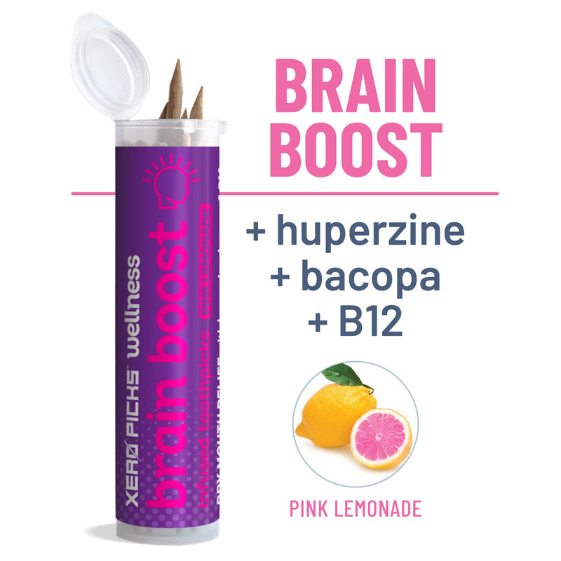 Xero Picks Infused Flavored Toothpicks for Long-Lasting Fresh Breath, Wellness & Dry Mouth Prevention (Pink Lemonade, 3 Pack) Pink Lemonade - BeesActive Australia