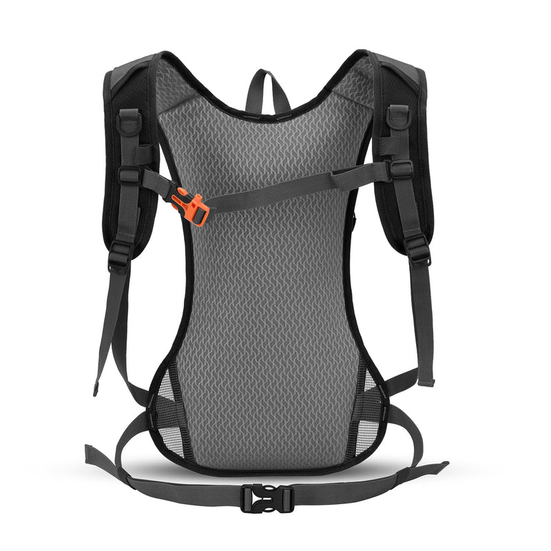 CLAPE Hydration Backpack for Running, Biking with Hydration Bladder 2L Lightweight & Portable Water Backpack Breathable Riding Daypack Bike Rucksack for Outdoor Sports Travelling Mountaineering OT06-Black/Gray - BeesActive Australia