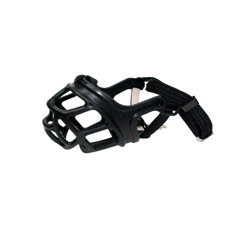 ZEUS Alpha TPR Muzzle for Dogs, Comfort Fit Design Prevents Biting, Barking and Chewing, Black Large - BeesActive Australia