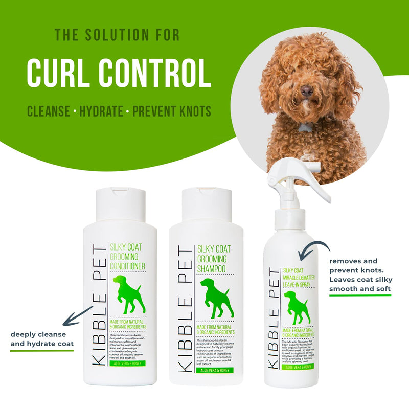 Dog Conditioner Professional Grooming, Coat Moisturizer & Soothes, Aloe Vera Honey Scent, Deodorizing Coat for Long Lasting Freshness, Hypoallergenic, Certified Organic, Made in The USA, 13.5 oz - BeesActive Australia