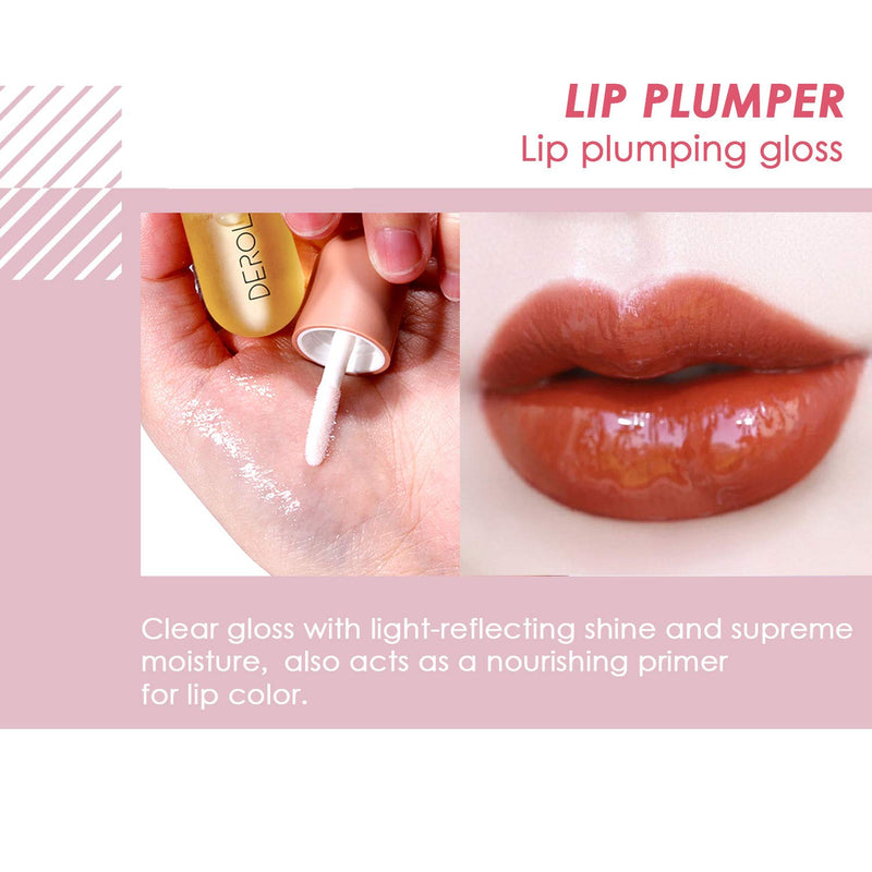 JollaLuna Lip Plumper, Derol Natural Lip Enhancer, Lip Plumping Lip Gloss, Lip Care serum, Hydrating & Moisturizing Clear Lip Gloss, Tingling Lip Plumper Fuller, Promote Full Sexy Soft Lips, 5.5 mL - BeesActive Australia