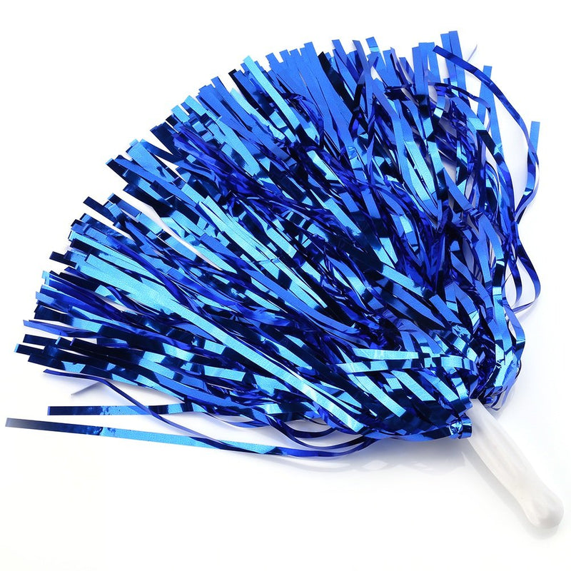 [AUSTRALIA] - VGEBY 6Pcs Cheerleading Pom Poms Cheerleader Sports Party Dance Accessory Hand Flowers Pompoms Cheers -10 Colors to Choose Blue 