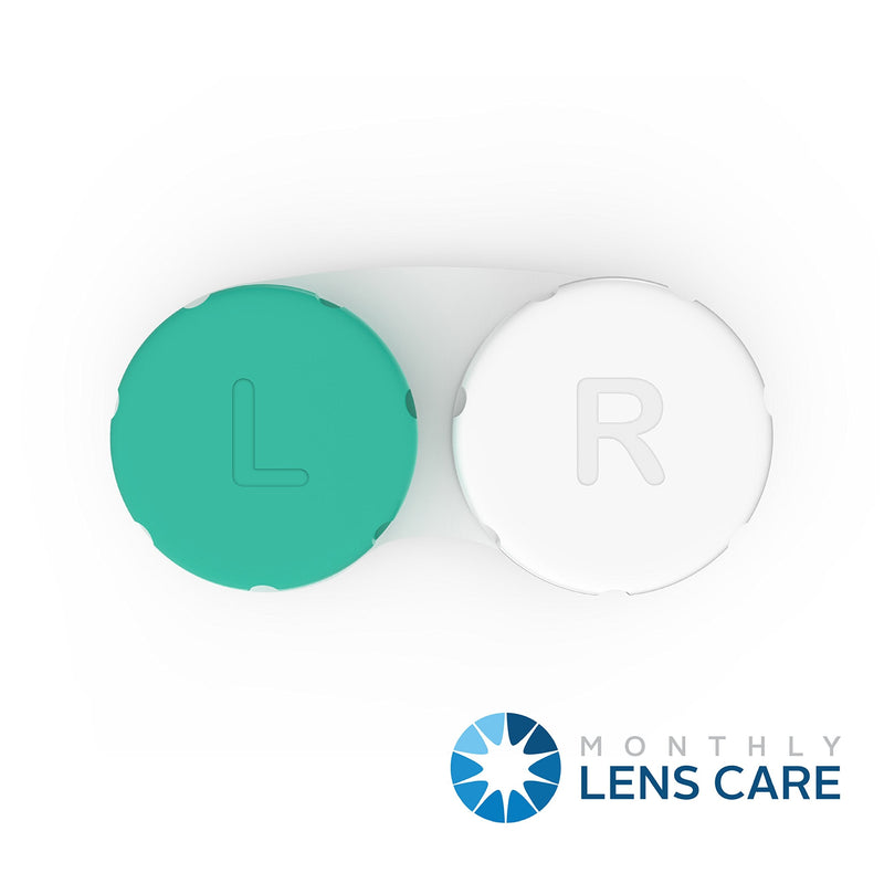 Contact Lens Cases 12 Pack. One Year Supply. Protect Your Eyes by Changing Your Contact Lens Case Monthly Green - BeesActive Australia
