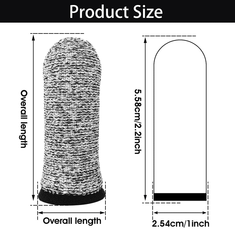 Molain Finger Cots Cut Resistant Protection, 10 Pieces Reusable Finger Thumb for Work,Kitchen,Garden,Sculpture - BeesActive Australia
