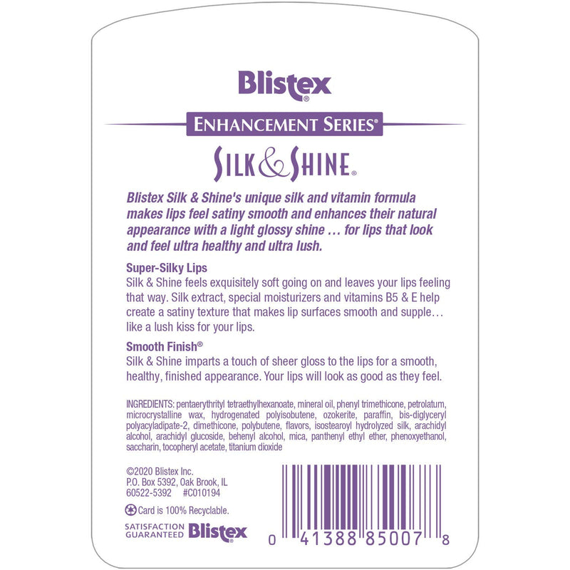 Blistex Lip Moisturizer, Silk & Shine, 0.13 Ounce (Pack of 12) - BeesActive Australia