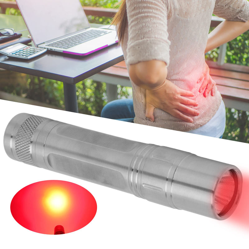 Infrared Device Stainless Steel 630nm 660nm 850nm Red LED Torch Rechargeable for Men Women, Relieve Ache - BeesActive Australia